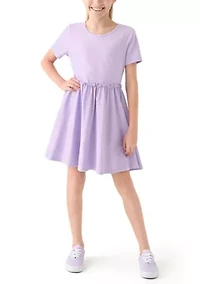 Girls 7-16 Solid Dress