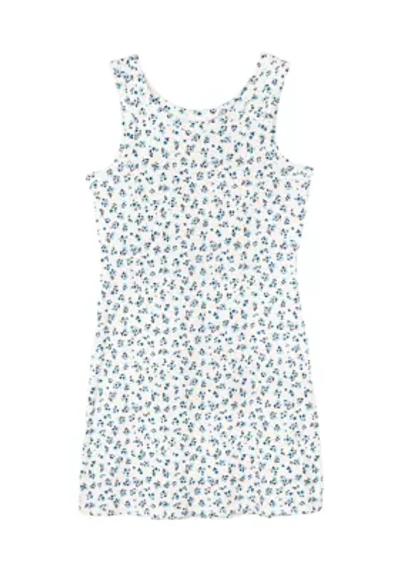 Girls 7-16 Ditsy Floral Printed Dress