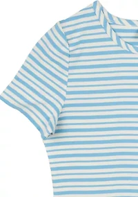 Girls 7-16 Blue Stripe Dress
