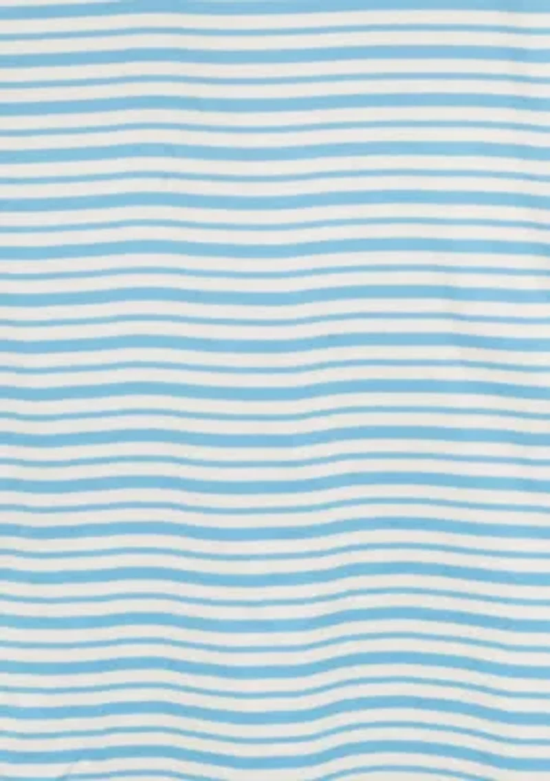 Girls 7-16 Blue Stripe Dress