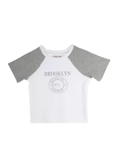 Girls 7-16 Brooklyn Raglan T-Shirt