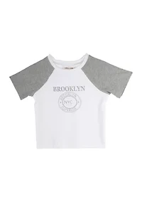 Girls 7-16 Brooklyn Raglan T-Shirt