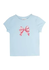 Girls 7-16 Bow Graphic T-Shirt