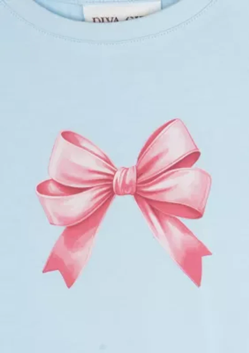 Girls 7-16 Bow Graphic T-Shirt