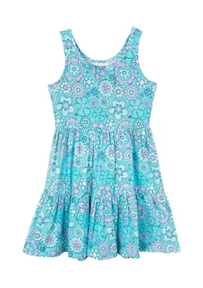Girls 7-16 Groovy Printed Dress