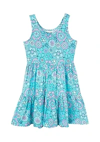 Girls 7-16 Groovy Printed Dress