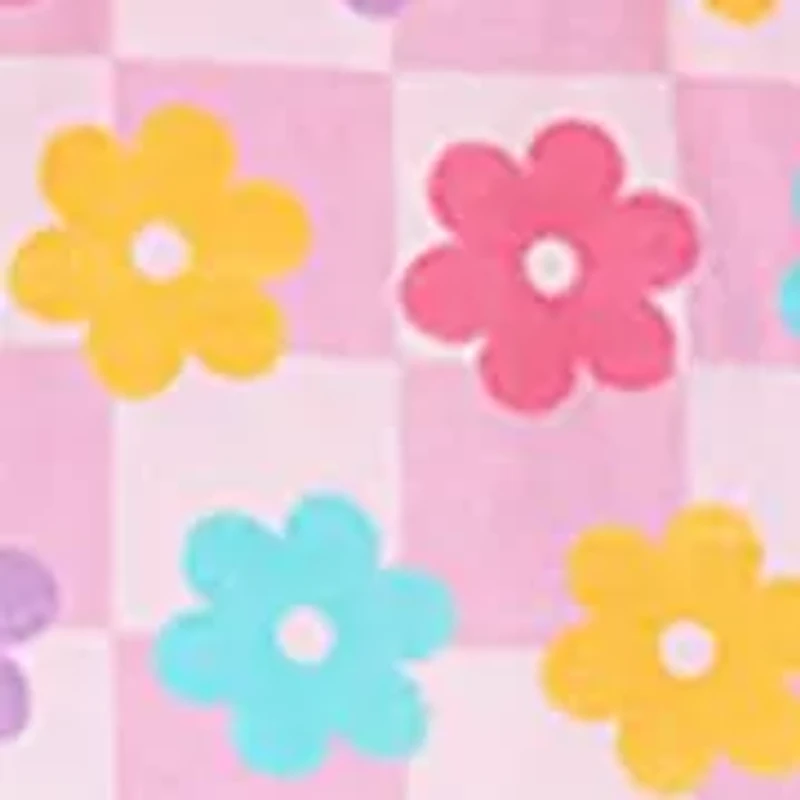 Girls 7-16 Pink Daisy Printed Dress