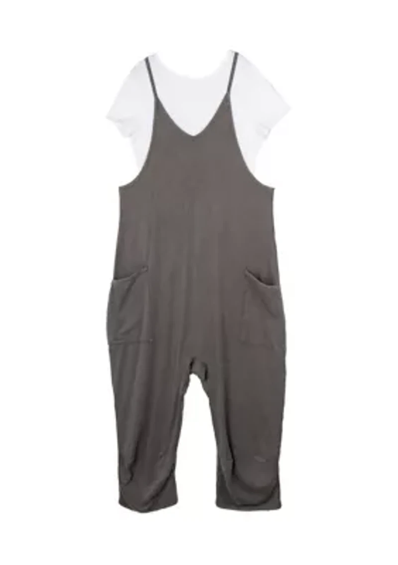 Girls 7-16 Jumpsuit and T-Shirt Set