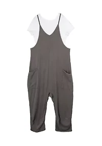 Girls 7-16 Jumpsuit and T-Shirt Set