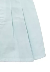 Girls 7-16 Nantucket Graphic Top and Denim Skort Set