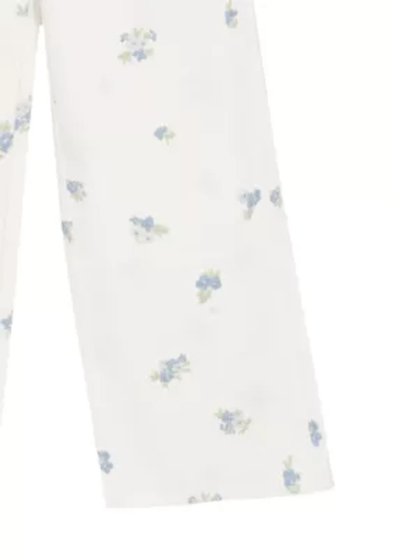 Girls 7-16 Ribbed Sweater and Twill Pants Set