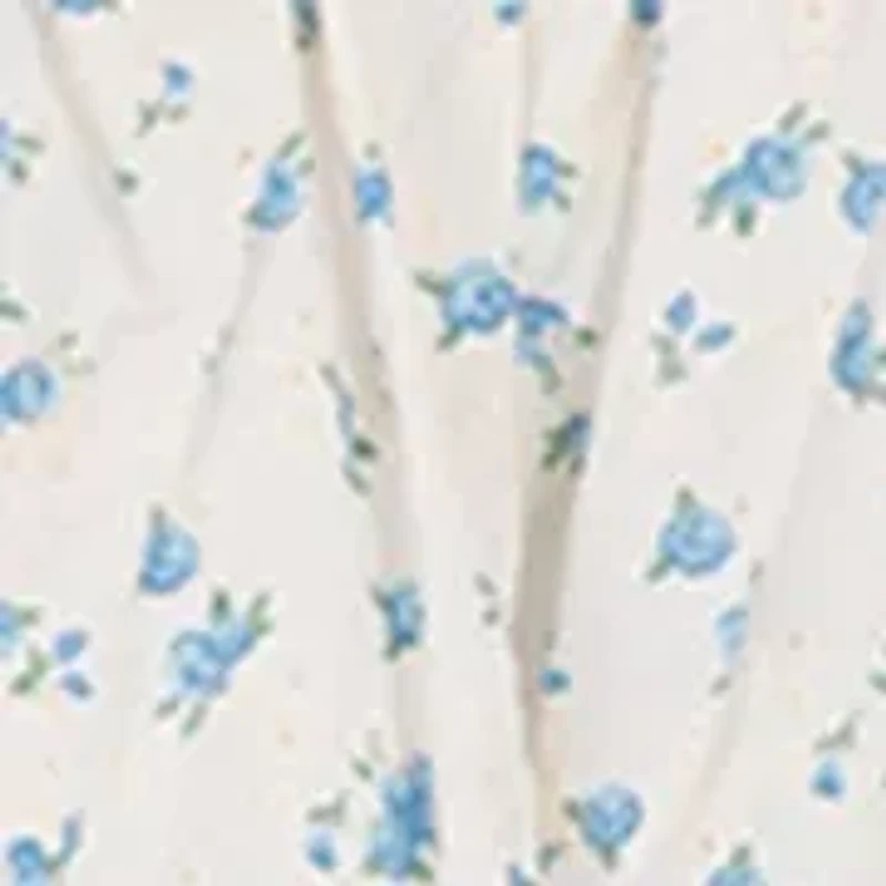 Girls 7-16 Floral Top and Butterfly Jeans Set