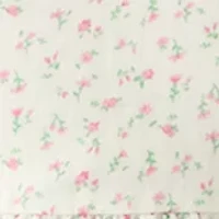 Girls 7-16 Floral Top Wide Leg Jeans Set