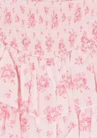 Girls 7-16 Denim Vest and Skort Set