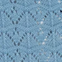 Girls 7-16 Blue Cardigan Tiered Floral Skirt Set