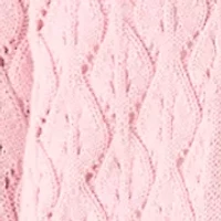 Girls 7-16 Pink Cardigan Tiered Floral Skirt Set