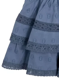 Girls 7-16 Austin Graphic T-Shirt and Tiered Ruffle Skort Set