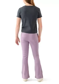 Girls 7-16 Believe Foldover Flare Set