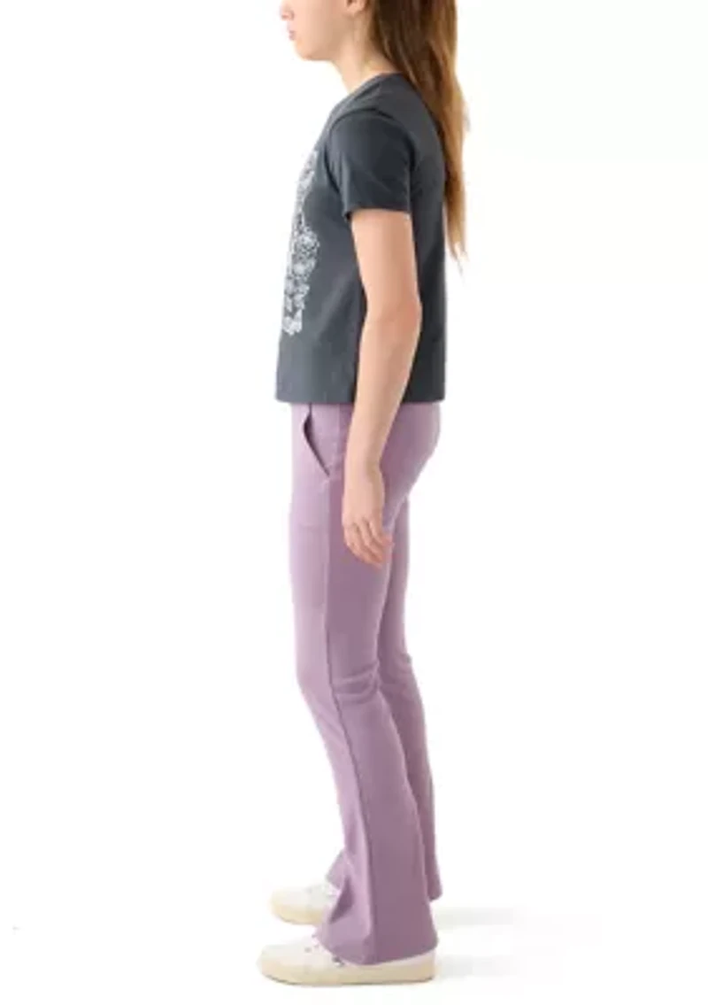 Girls 7-16 Believe Foldover Flare Set