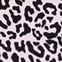Girls 7-16 Leopard Knit Shirred Waist Dress
