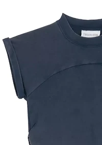 Girls 7-16 Washed Jersey Set