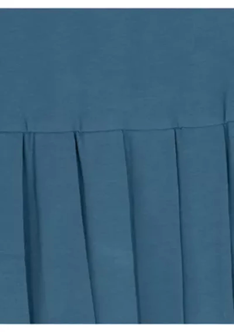 Girls 7-16 Long Sleeve Pleated Dress
