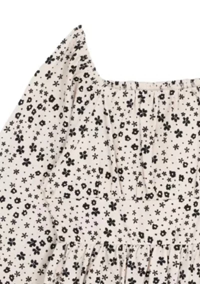 Girls 7-16 Ruched Bust Dress
