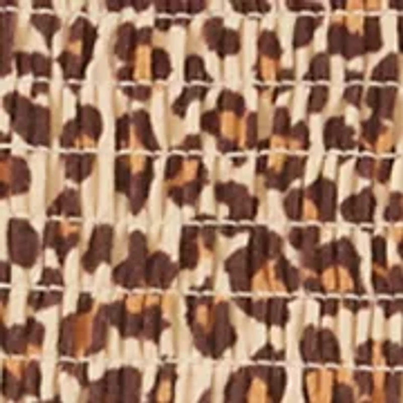 Girls 4-6 Leopard Smocked Dress