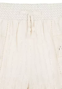 Girls 7-16 Gauze Embellished Top and Shorts Set