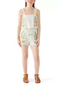 Girls 7-16 2-Piece Embroidered Set