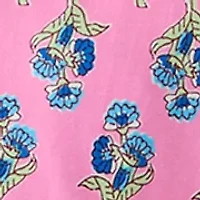 Girls 4-6 Block Printed Tiered Dress