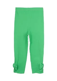 Girls 7-16 Bow Leggings