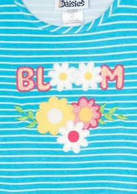 Girls 7-16 Striped Bloom Dress