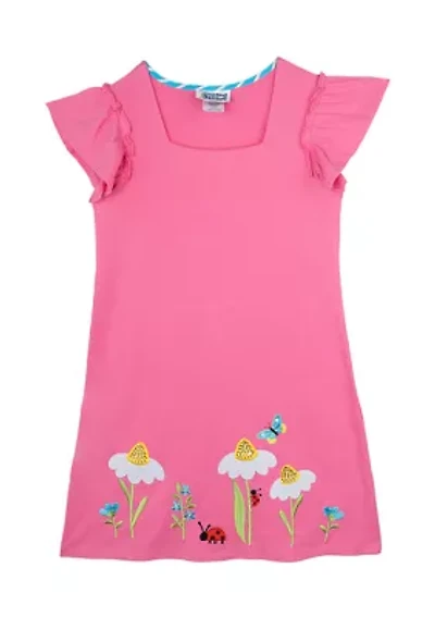 Girls 7-16 Flower Dress