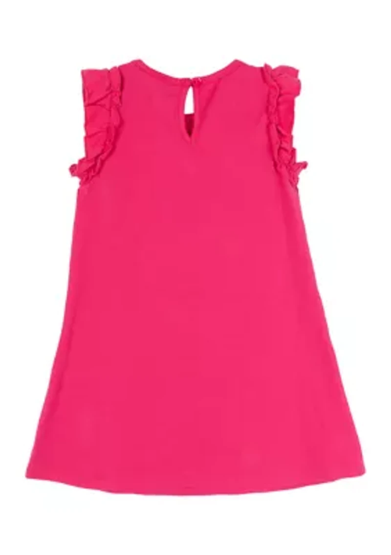 Girls 4-6x Let Your Light Shine Graphic Dress