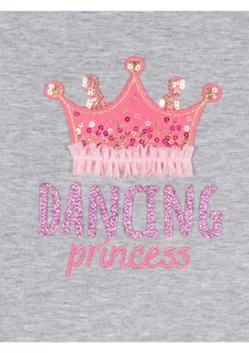 Girls 4-6x Dancing Princess Graphic Top