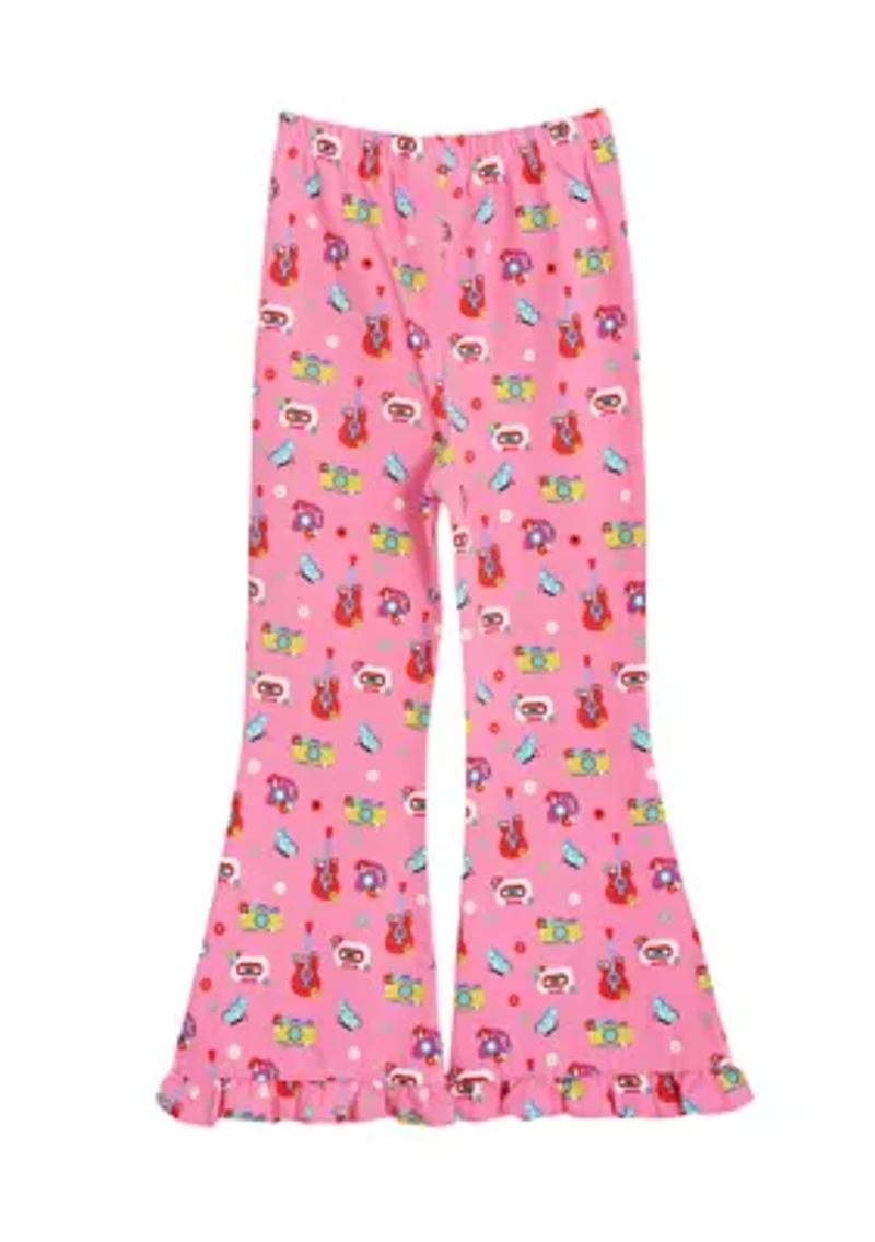 Girls 4-6x Printed Flared Leggings