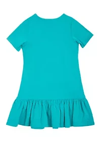Girls 4-6x Short Sleeve Rainbow Sundress