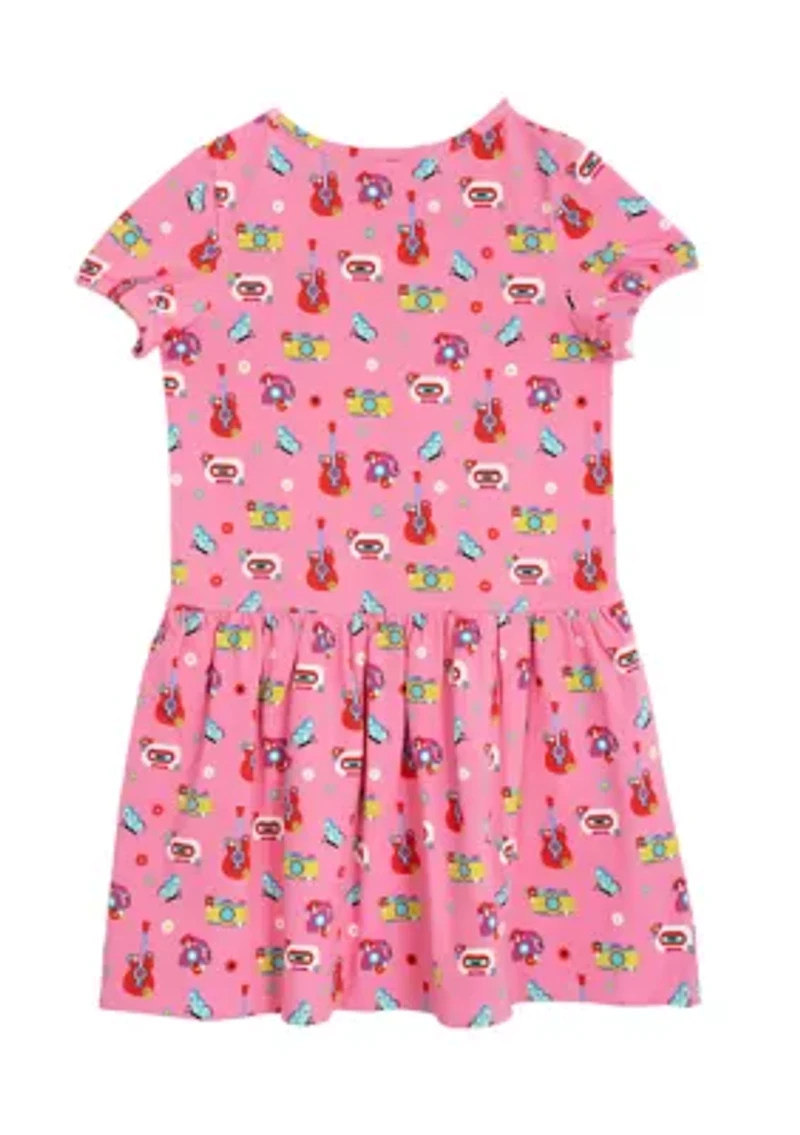 Girls 4-6x Short Sleeve Icon Sundress
