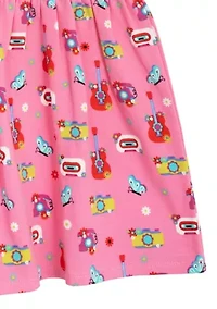 Girls 4-6x Short Sleeve Icon Sundress