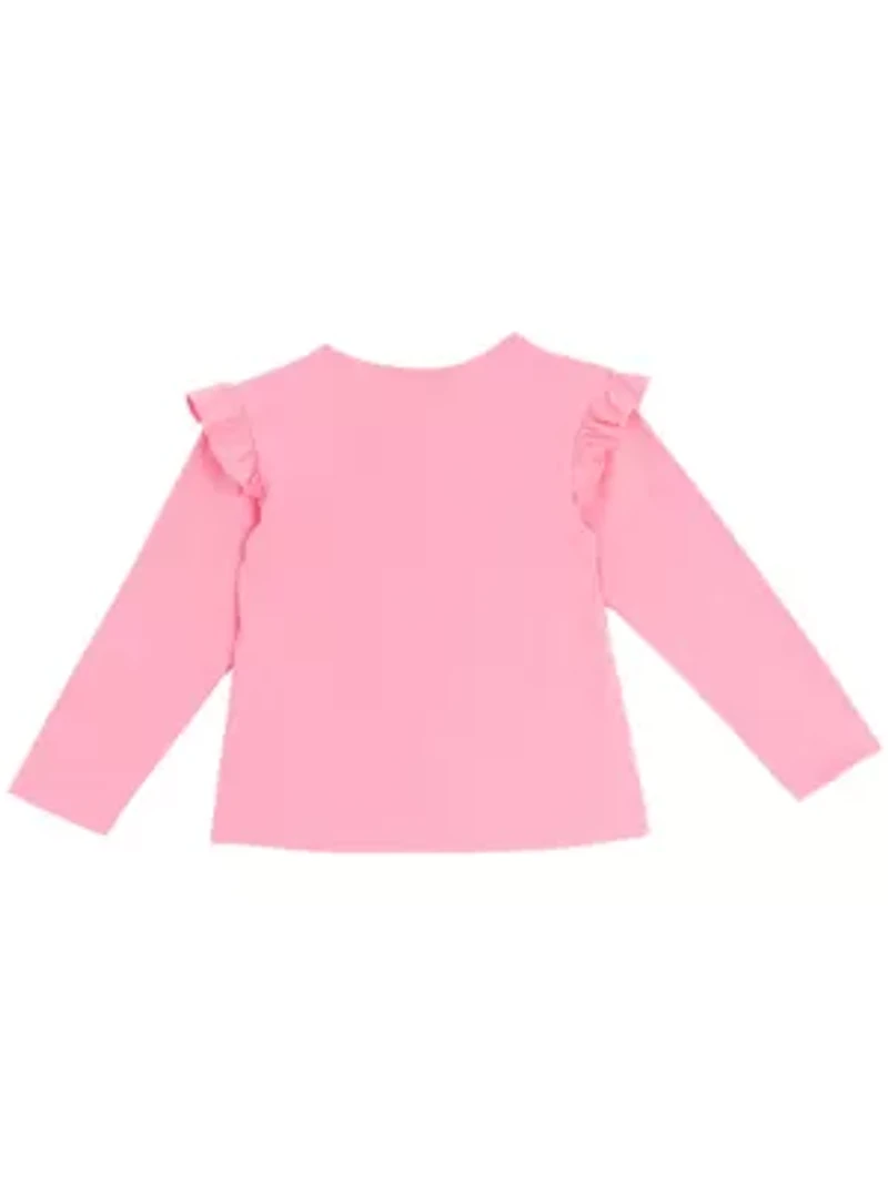 Girls 4-6x Skate Sequin Graphic T-Shirt