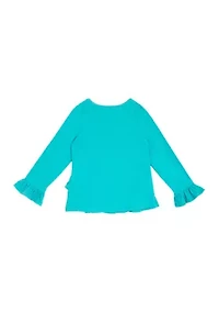 Girls 4-6x Phone Appliqué Top
