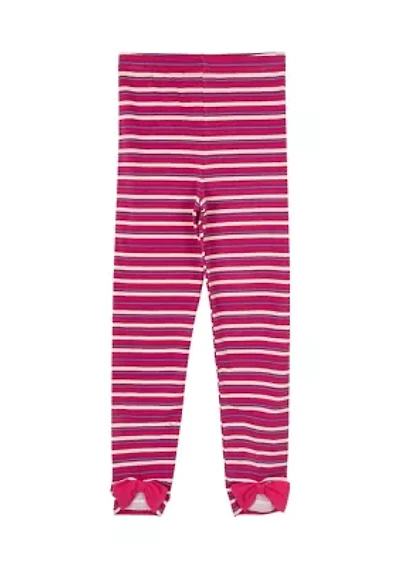 Girls 7-16 Striped Leggings