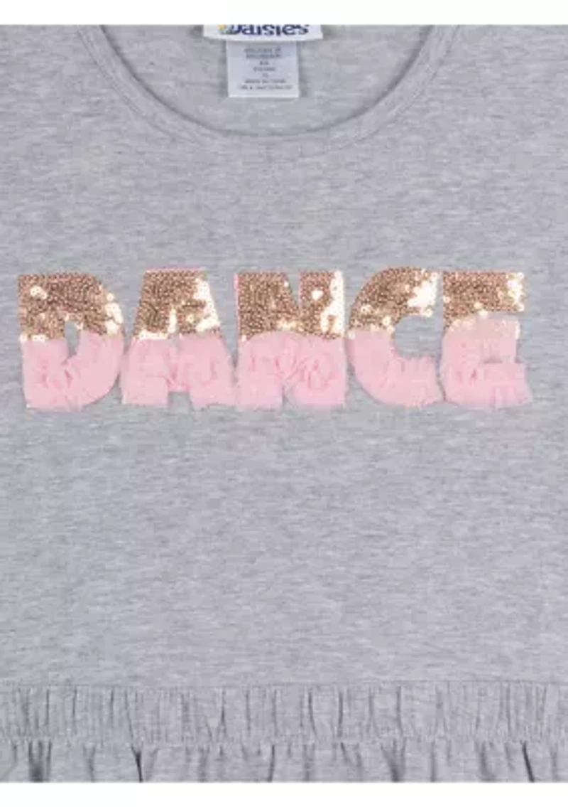 Girls 7-16 Dance Appliqué Dress