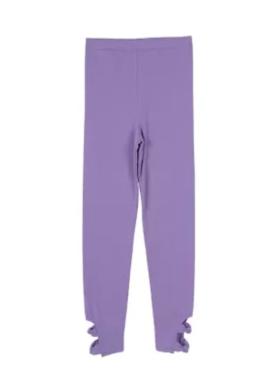 Girls 7-16 Solid Twisted Knot Leggings