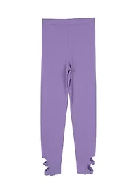 Girls 7-16 Solid Twisted Knot Leggings