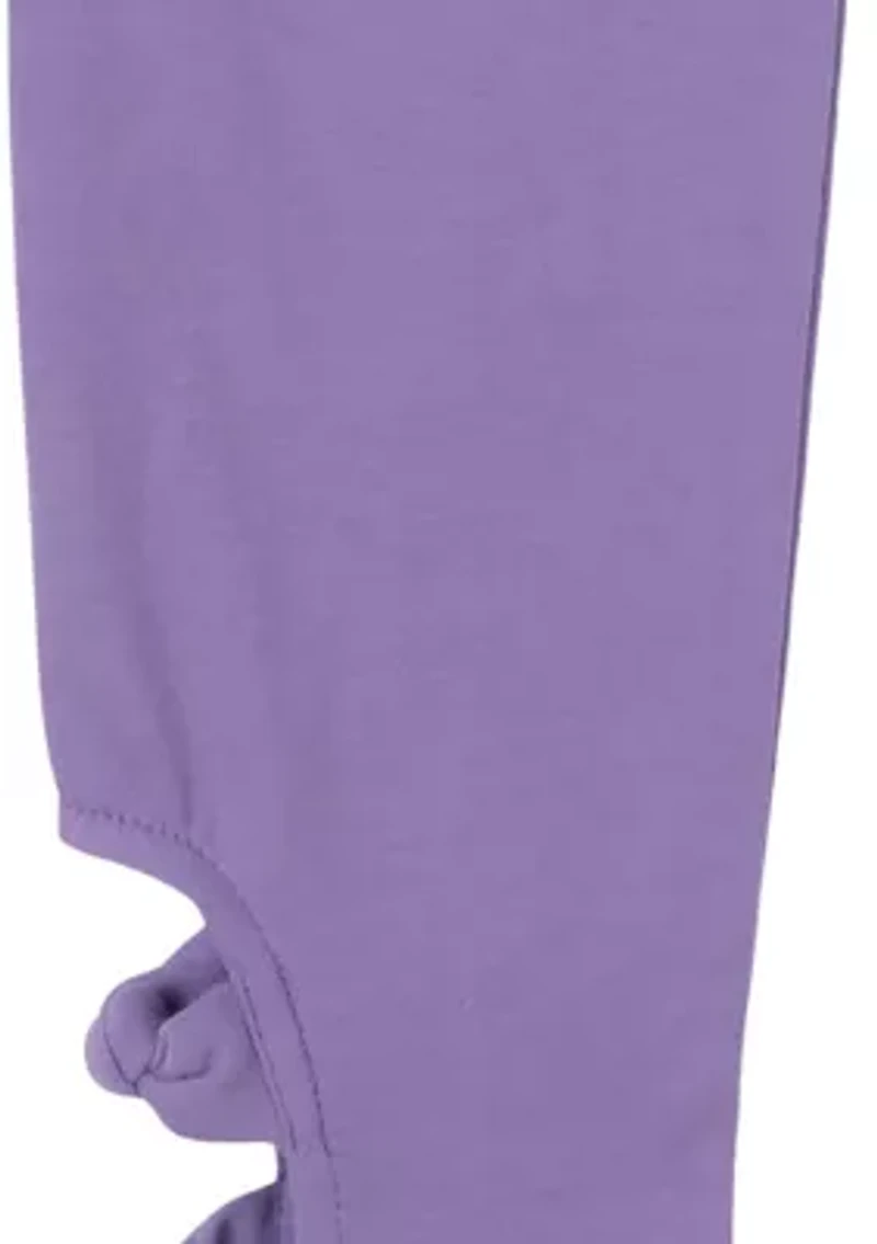 Girls 7-16 Solid Twisted Knot Leggings