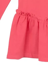 Girls 7-16 Cactus Appliqué Top