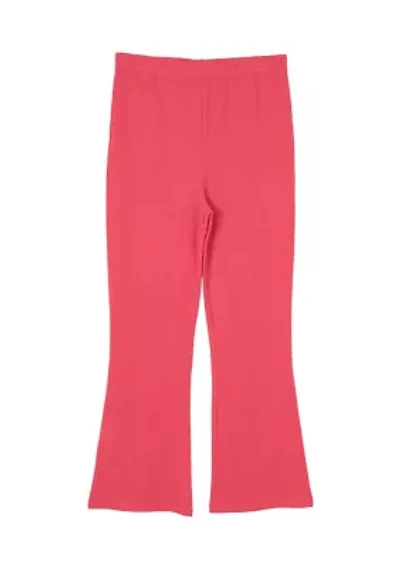 Girls 7-16 Solid Flare Leggings