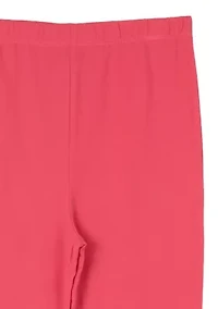 Girls 7-16 Solid Flare Leggings